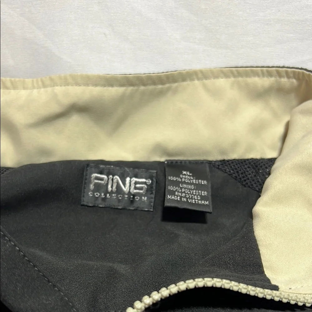 Ping Golf Jose Cuervo Black 1/4 Zip Lightweight Windproof Men's XL